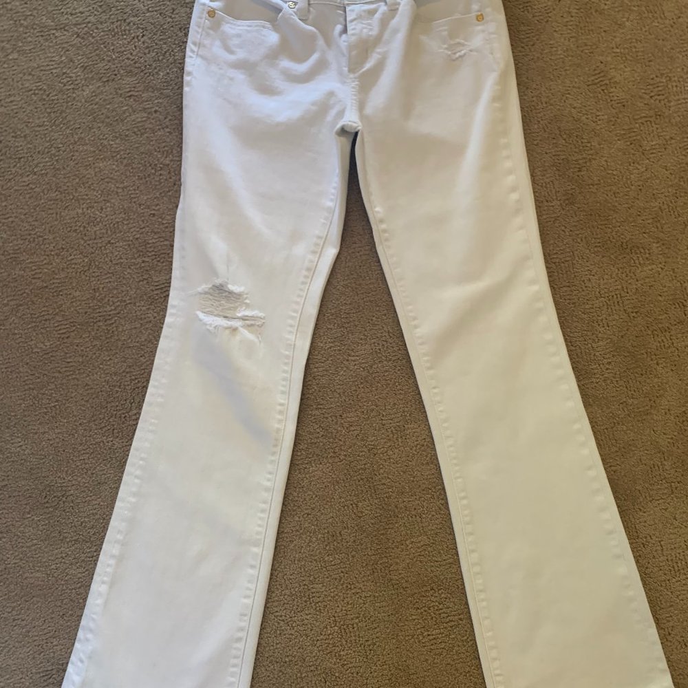 Tory Burch Classic jean white size 28